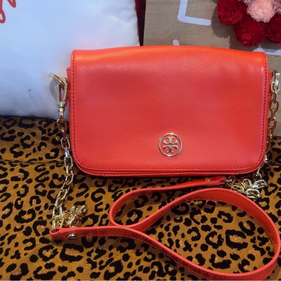 Tory Burch Handbags - Tory Burch Vibrant Orange Crossbody Bag